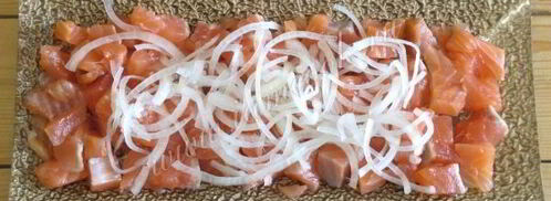 салат семга под шубой. Шаг 8