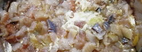 салат шуба под сельдью. Шаг 7