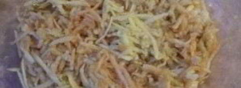 сельдь под шубой с яблоком. Шаг 6