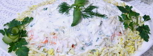 селедка под легкой шубой с яблоком. Шаг 15