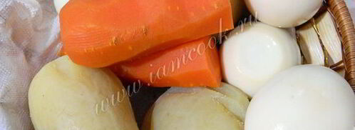 селедка под легкой шубой с яблоком. Шаг 5