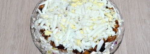 селедка под шубой с грибами. Шаг 6