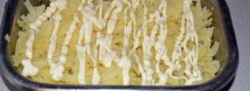 селедка под шубой с плавленным сыром. Шаг 3