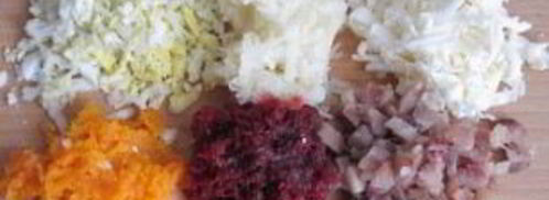 селедка под шубой шариками. Шаг 3