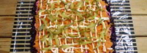 селедка под шубой в виде рулета. Шаг 7