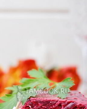 Селедка под шубой в желе