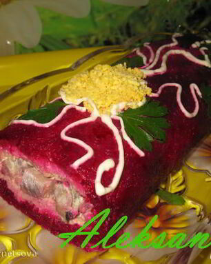 Селедка в рукаве под шубой