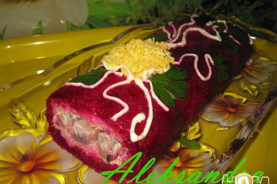 Рецепт селедки в рукаве под шубой