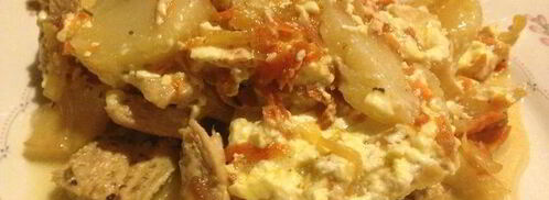 свинина под шубой в духовке. Шаг 9