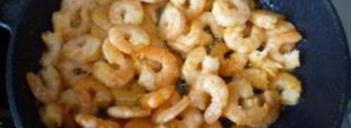 салат с креветками и помидорами черри. Шаг 5