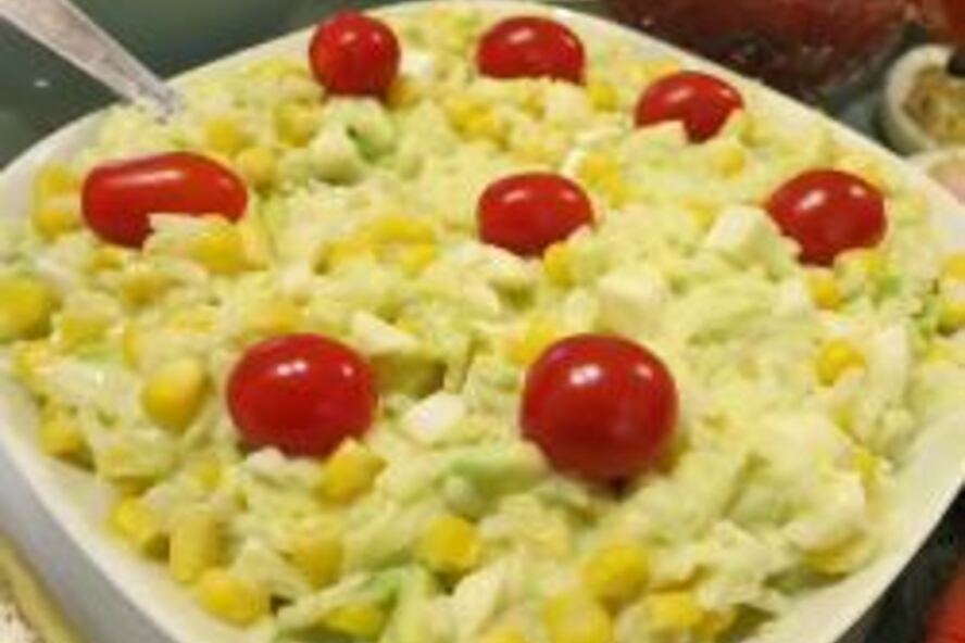 Рецепт салата с креветками