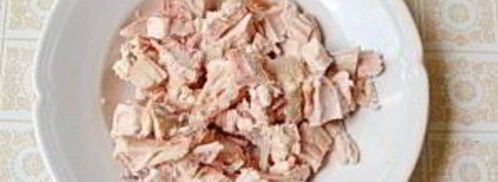 салат с курицей и дайконом. Шаг 6