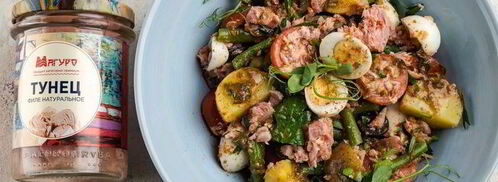 салат с тунцом и пряной заправкой. Шаг 8