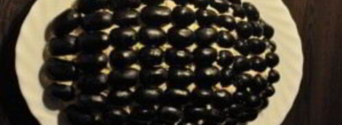 салат с виноградом и копченой курицей. Шаг 12