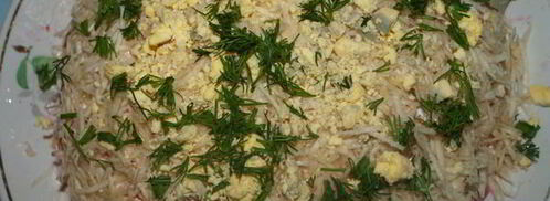 салат со свеклой, курицей и сельдереем. Шаг 12