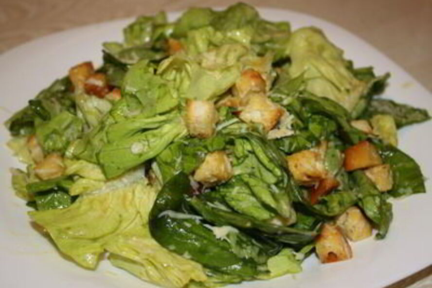 Рецепт салата цезарь классический