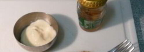 салат цезарь с беконом. Шаг 5