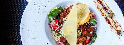 салат цезарь с куриной печенью. Шаг 10