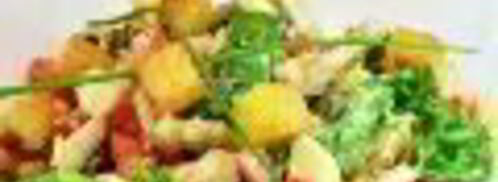 салат цезарь с курицей и адыгейским сыром. Шаг 4