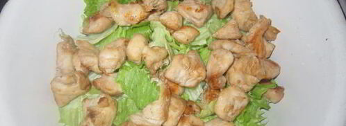 салат цезарь с курицей. Шаг 11