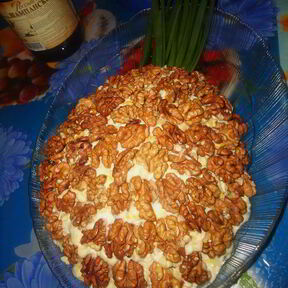 Салаты с ананасом