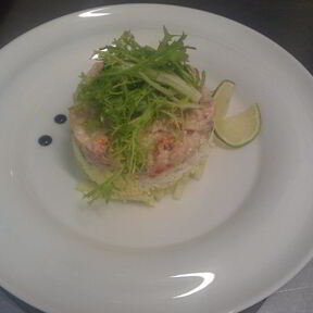 Салаты с креветками