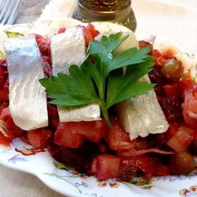 Салаты с селедкой