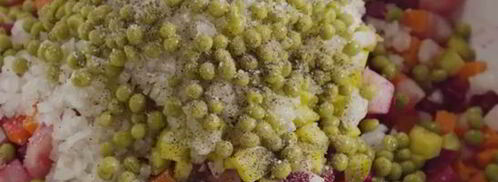 домашний винегрет с фасолью. Шаг 6