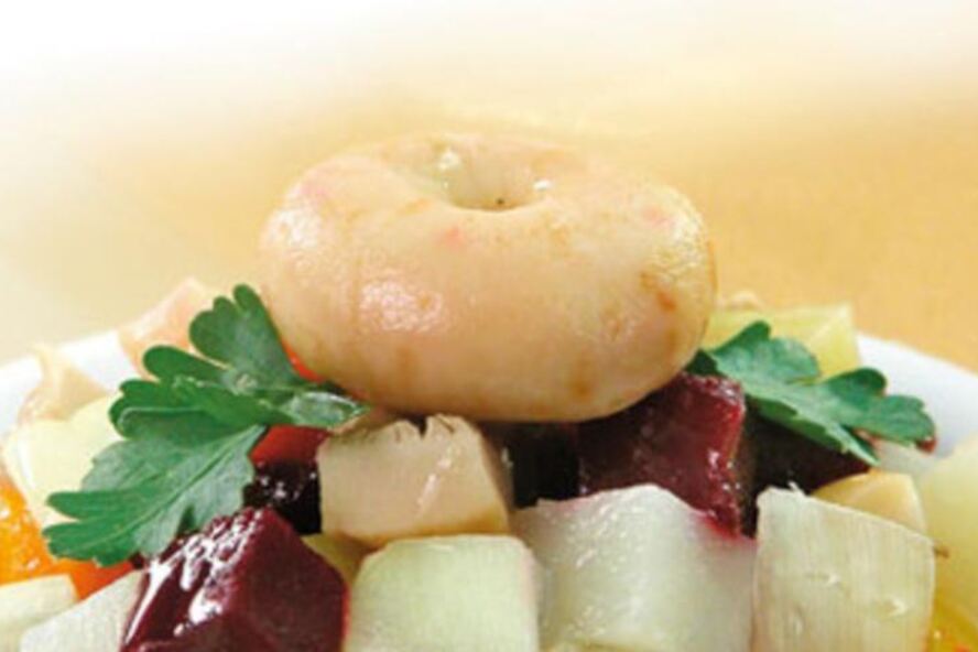 Рецепт грибного винегрета