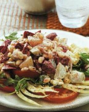 Праздничный винегрет с фасолью