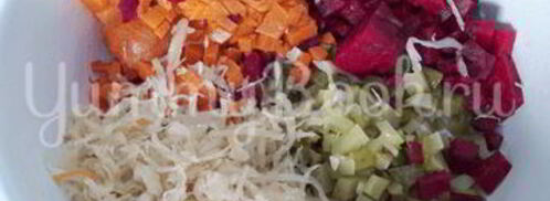 винегрет без картофеля. Шаг 5