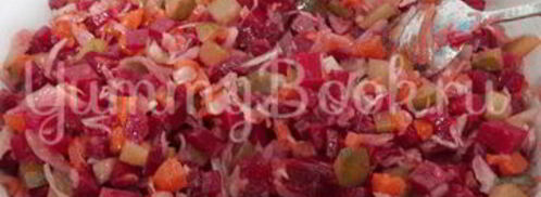 винегрет без картофеля. Шаг 6