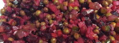 винегрет из запеченных овощей. Шаг 8