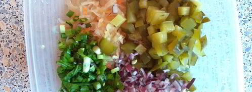 винегрет классический с заправкой. Шаг 5