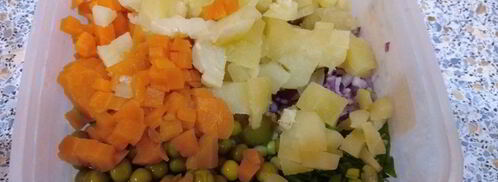 винегрет классический с заправкой. Шаг 6