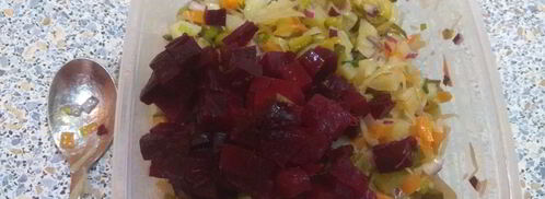 винегрет классический с заправкой. Шаг 7