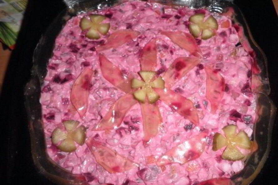 Рецепт винегрета мясного