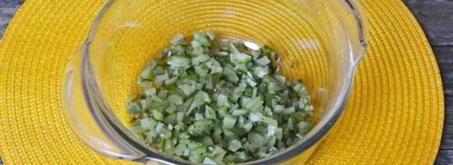 винегрет с горошком и капустой. Шаг 9