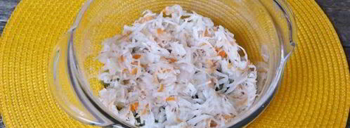 винегрет с горошком и капустой. Шаг 10