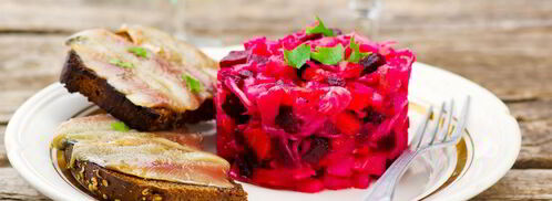 винегрет с капустой. Шаг 7