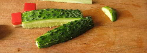 винегрет с крабовыми палочками. Шаг 4