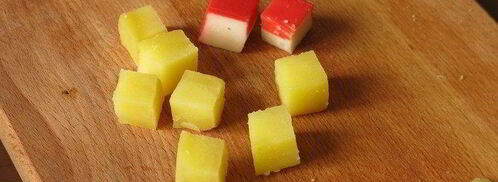 винегрет с крабовыми палочками. Шаг 6