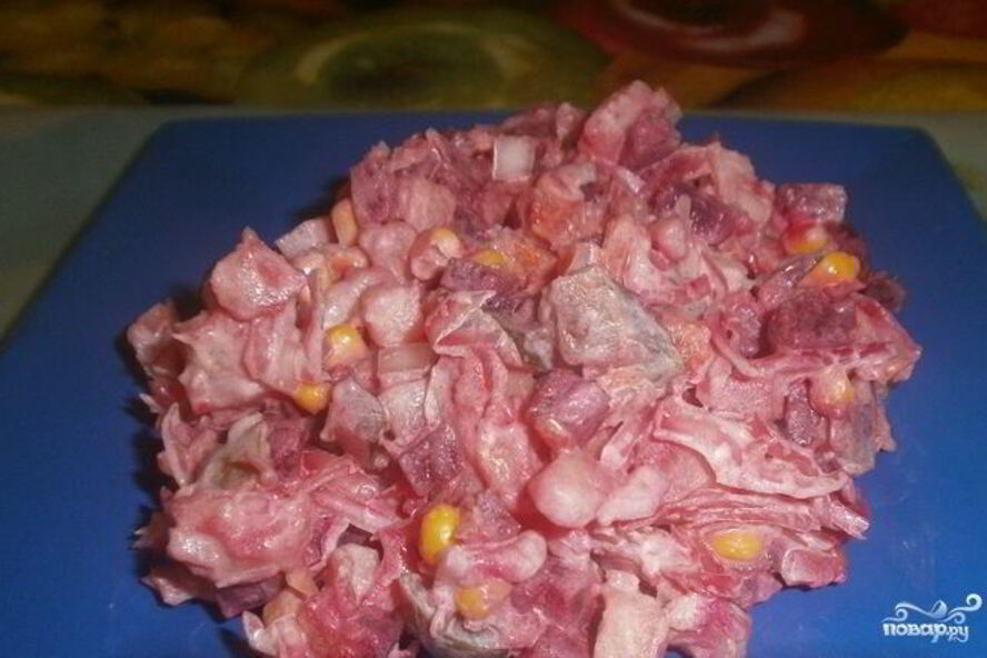 Рецепт винегрета с майонезом