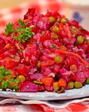 Винегрет с морковкой по-корейски