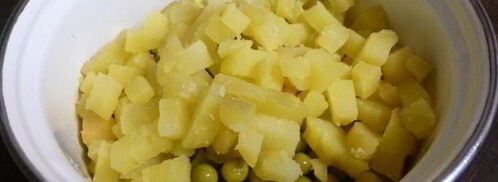 винегрет с соленой сельдью. Шаг 7