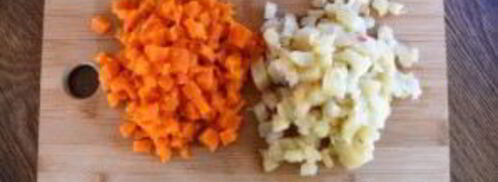 винегрет в лаваше. Шаг 3