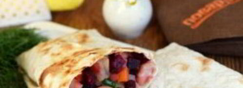 винегрет в лаваше. Шаг 6