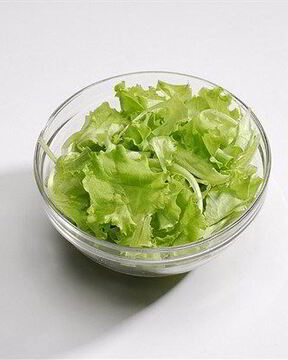 Зеленый салат с винегретом