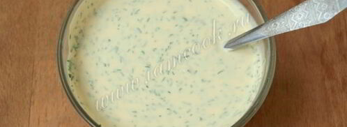 чесночный соус. Шаг 6