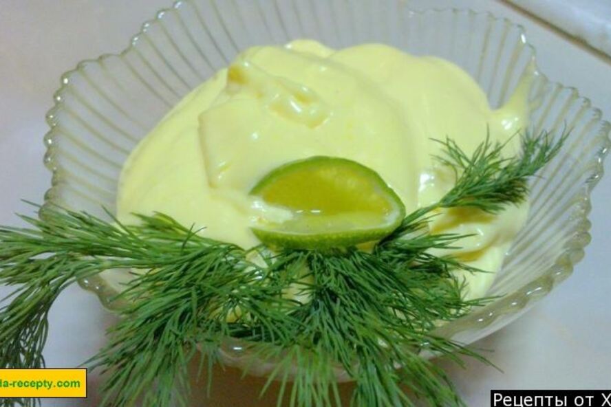 Рецепт майонеза без яиц